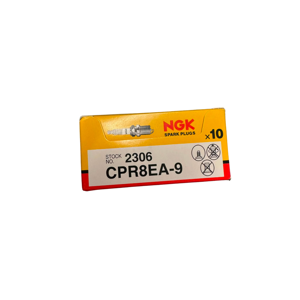 10x NGK CPR8EA-9 2306 Standard Spark Plugs Box of 10 Copper Core Petrol Scooter