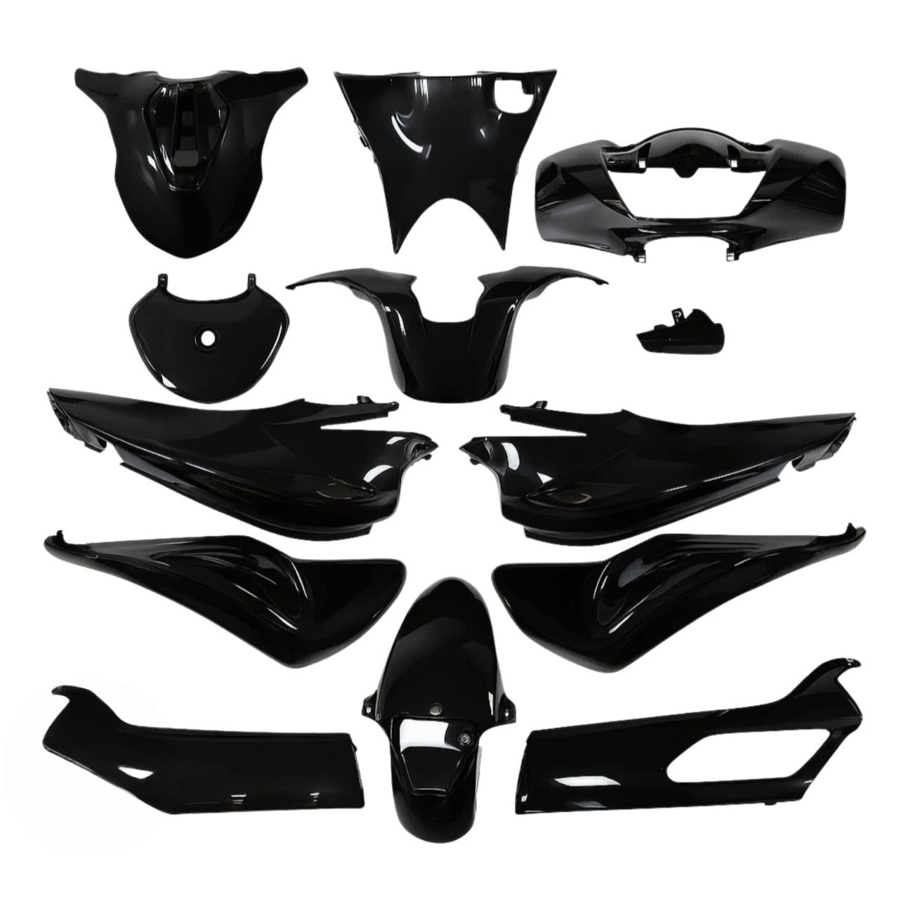 Full Body Kit Fairing Panel Set Black Fits Honda SH125 SH150 SH 125 150 2020-202